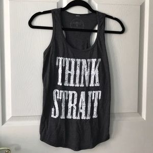 George Strait “Think Strait” themed tank